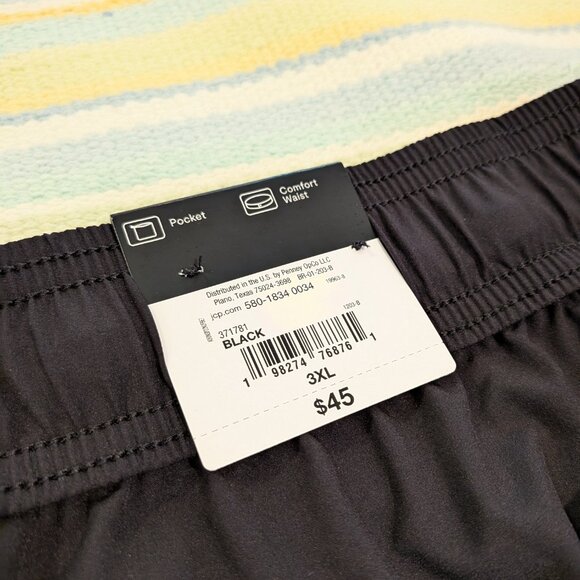 ⭐ NEW NWT Men's Xersion black 8" shorts size XXL - Picture 4 of 4